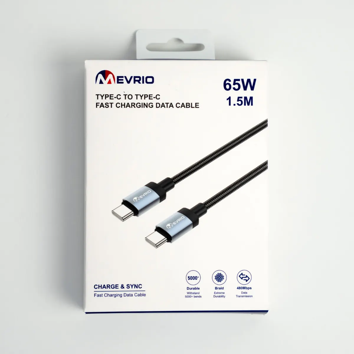 Mevrio 65W USB-C Charging Cable