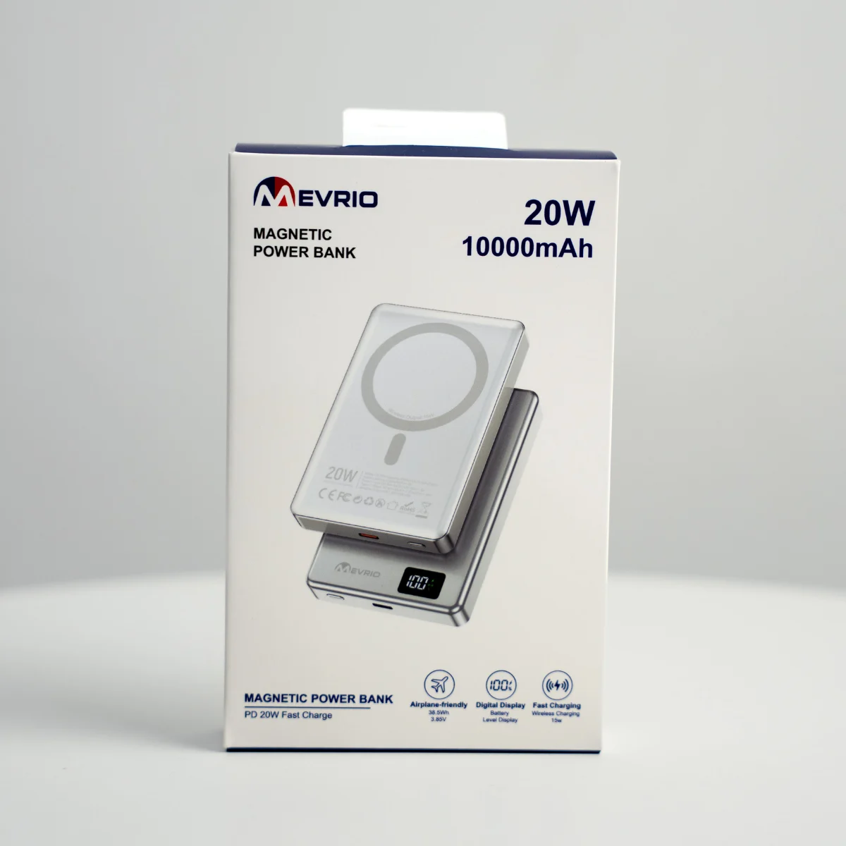 Mevrio 10000mAh Magnetic Power Bank